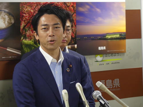 小泉進次郎環境相（2019年9月12日撮影）