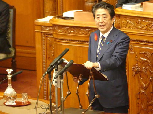 安倍晋三首相（2019年10月4日撮影）