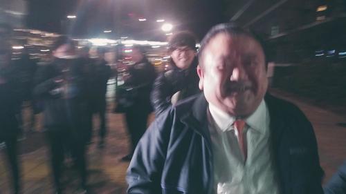 「上限なし」と宣言して豊洲市場に入る木村社長