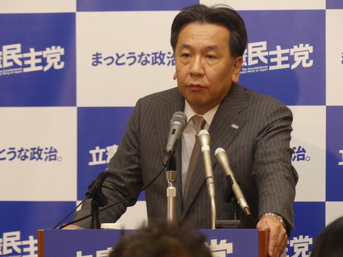 立憲民主党の枝野幸男代表（2019年12月26日撮影）