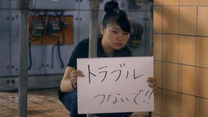 「カメラを止めるな！」で、お団子頭のAD栗原綾奈を演じた合田純奈さん（C）ENBUゼミナール