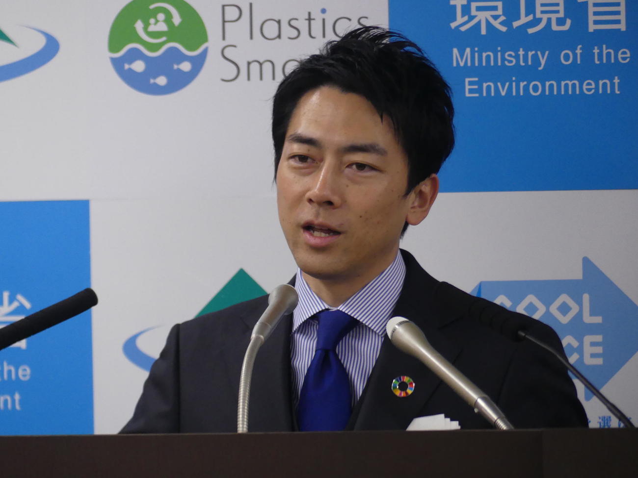 小泉進次郎環境相（2020年2月14日撮影）