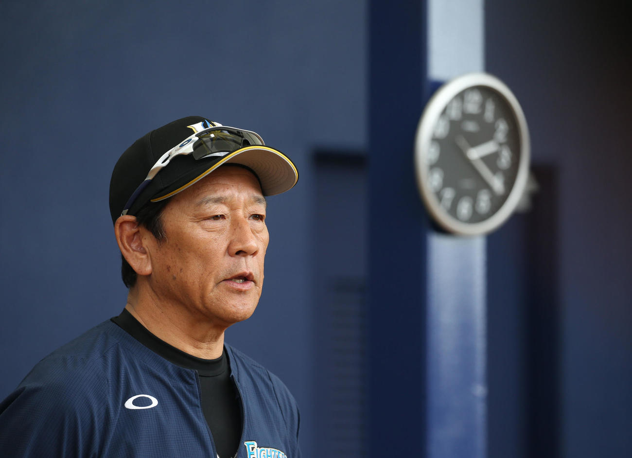 日本ハム栗山監督（2020年2月21日撮影）