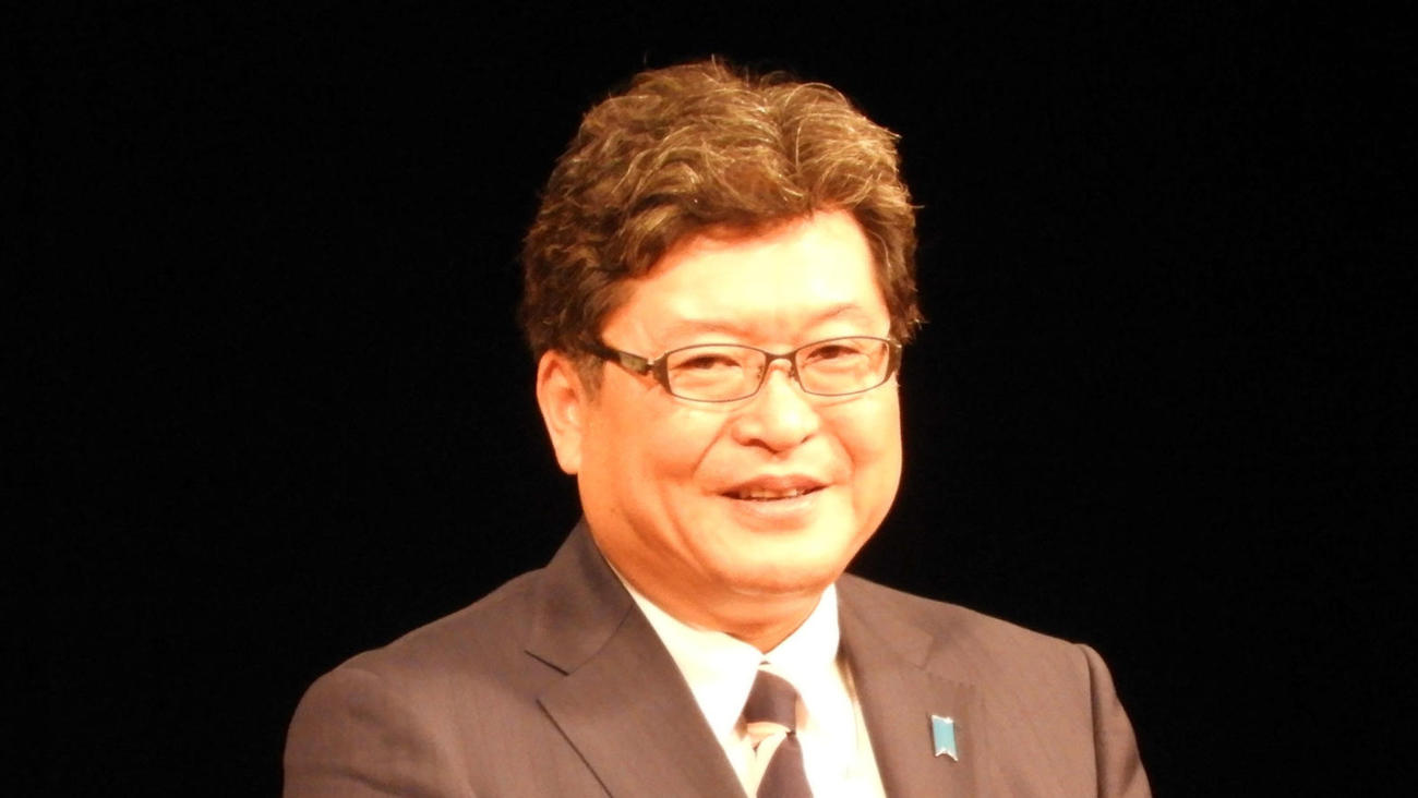 萩生田光一文科相（2017年10月1日撮影）