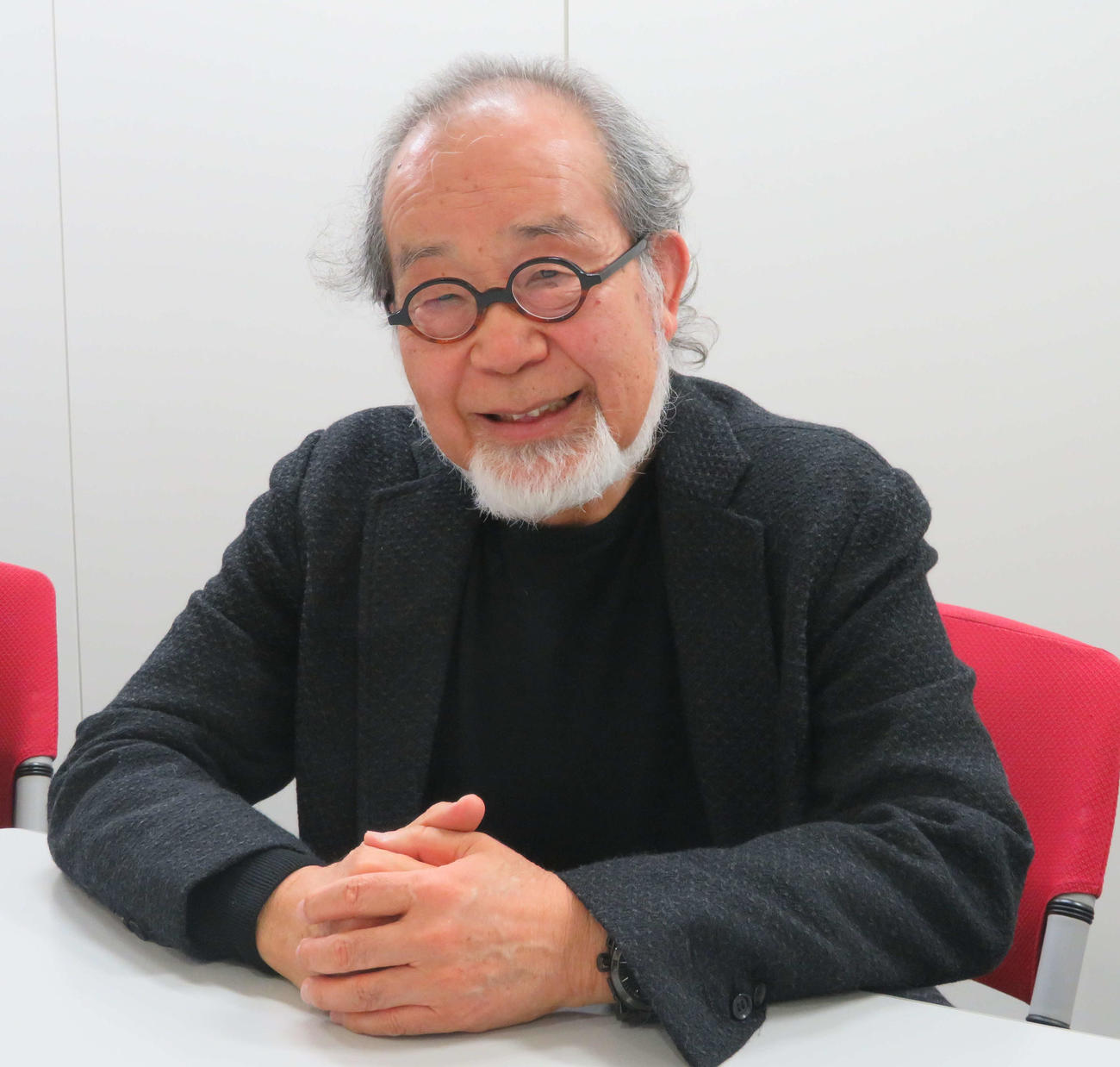 医師で作家の鎌田實さん（2020年3月13日撮影）