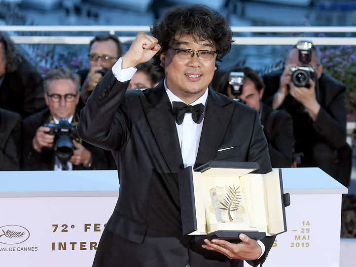 昨年5月のフランス・カンヌ映画祭でも最高賞パルムドールに輝いたポン・ジュノ監督（C）2019CJ ENM CORPORATION，BARUNSON E＆A ALLRIGHTSRESERVED