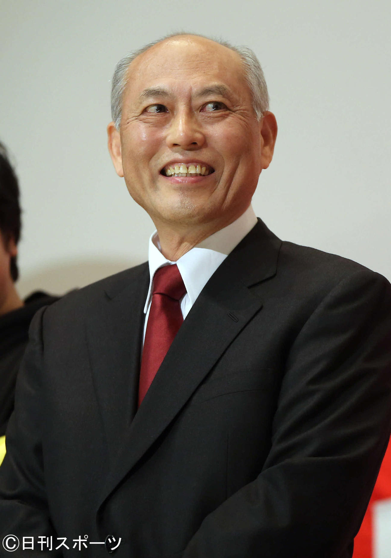 「麻雀放浪記2020」の初日舞台あいさつでサプライズゲストとして登場した舛添要一氏（撮影・狩俣裕三）