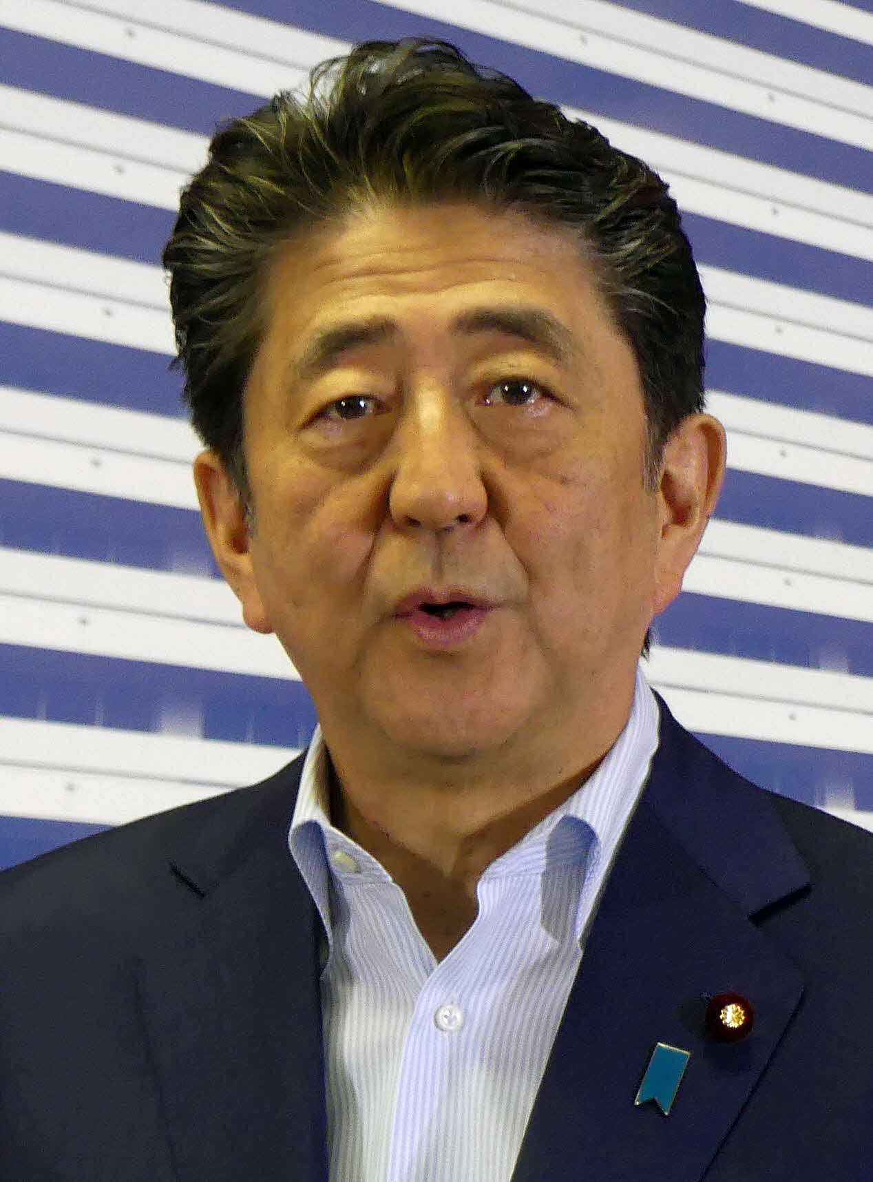安倍晋三首相（19年7月22日撮影）