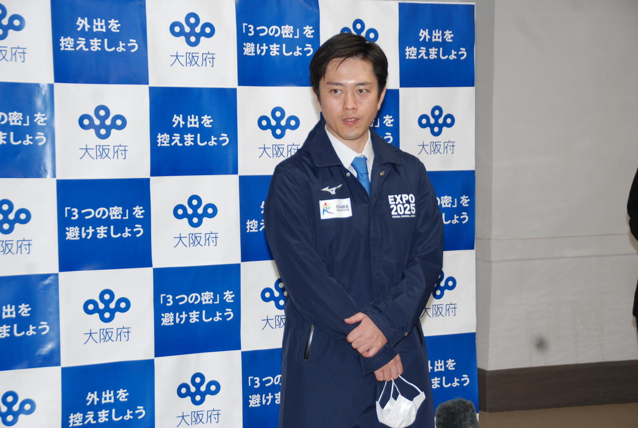「ロンドンブーツ1号2号」の田村淳らの寄付表明に感謝する大阪府の吉村洋文知事