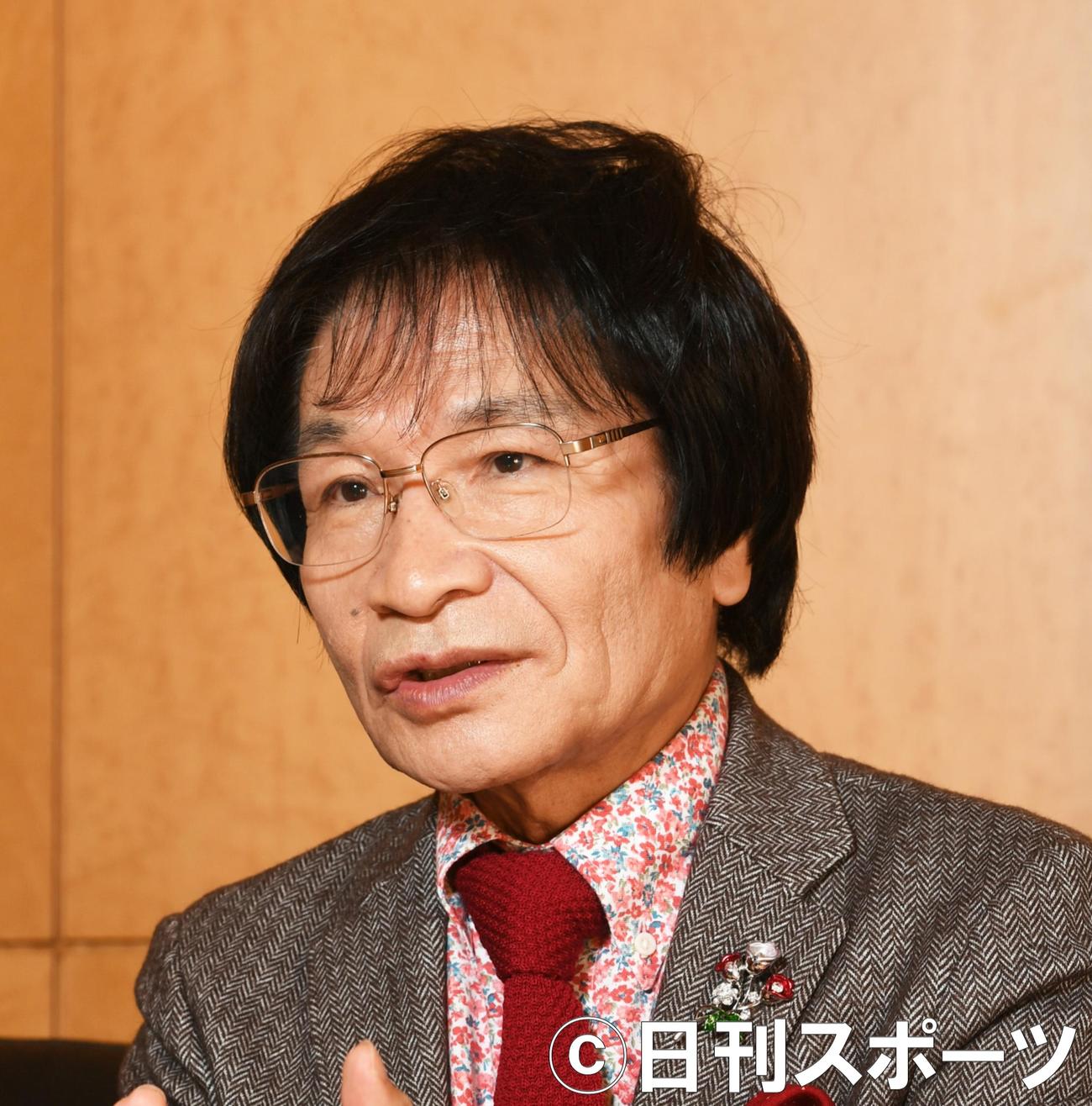尾木直樹氏（２０１７年２月１４日撮影）