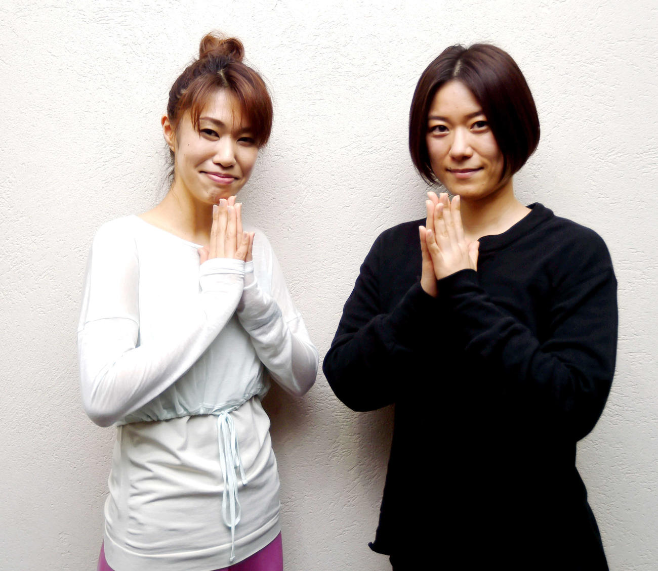 （左から）佐藤梢さん、相川めぐみさん（山形市）