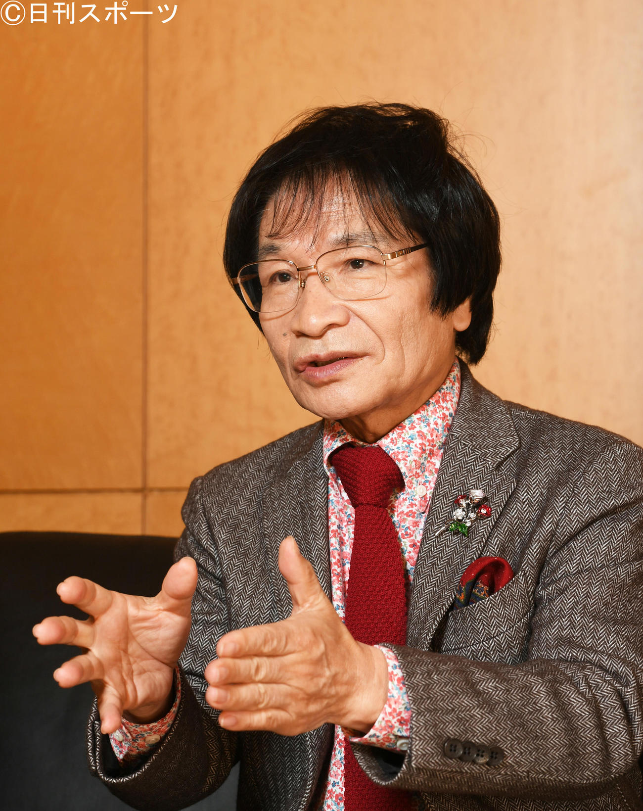 尾木直樹氏（2017年2月14日撮影）