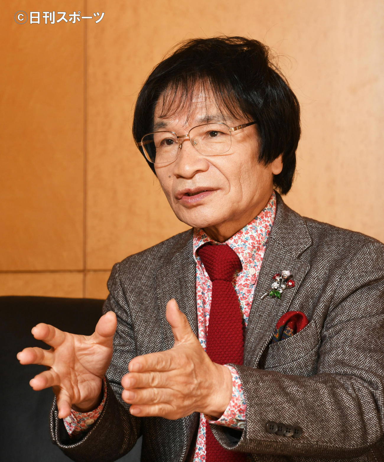 尾木直樹氏（2017年2月14日撮影）