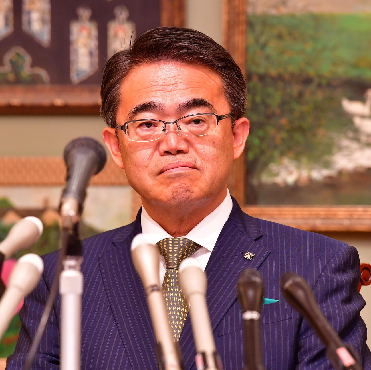 大村秀章愛知県知事（2017年9月30日撮影）