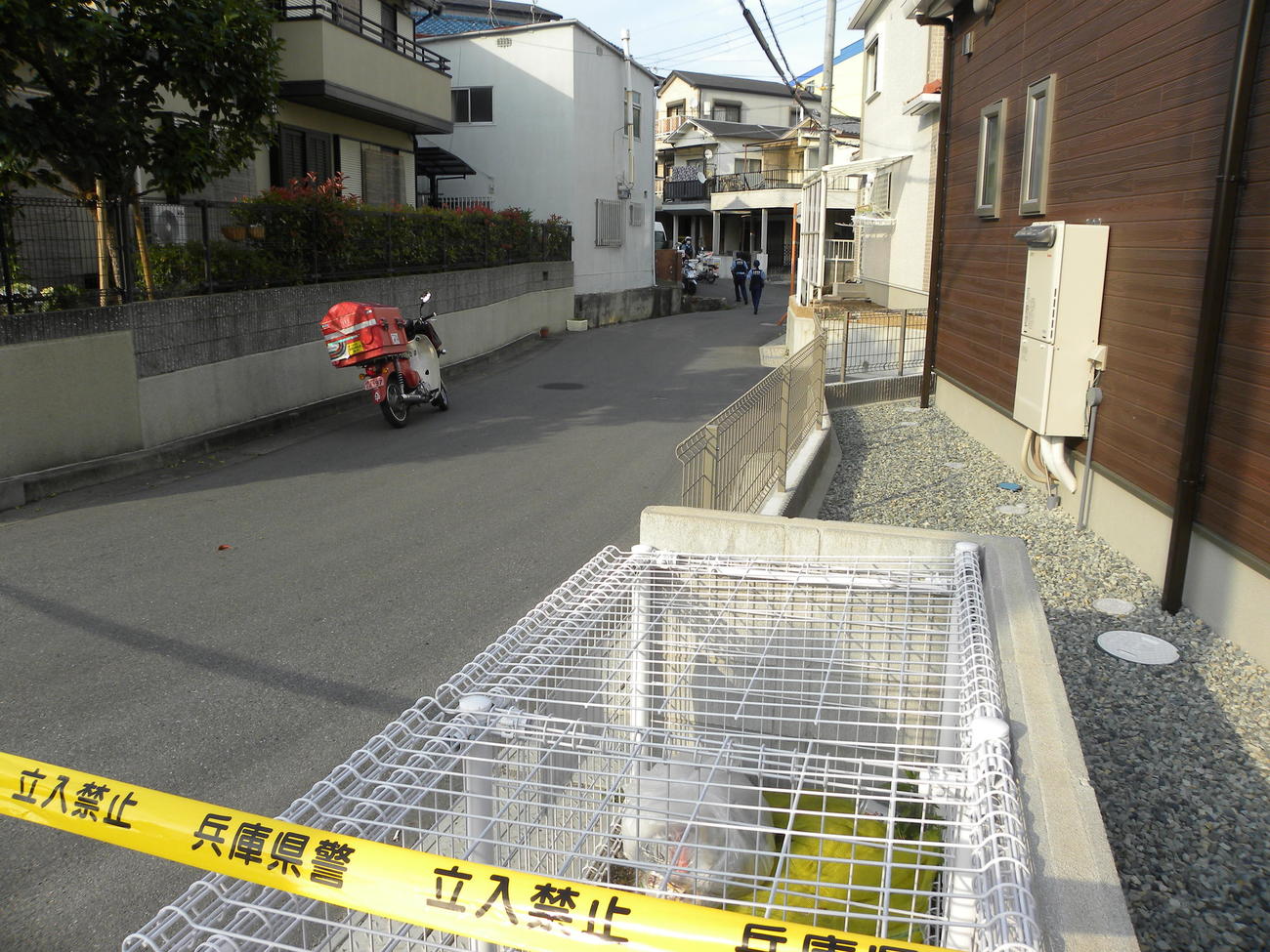 事件があった宝塚市の現場周辺