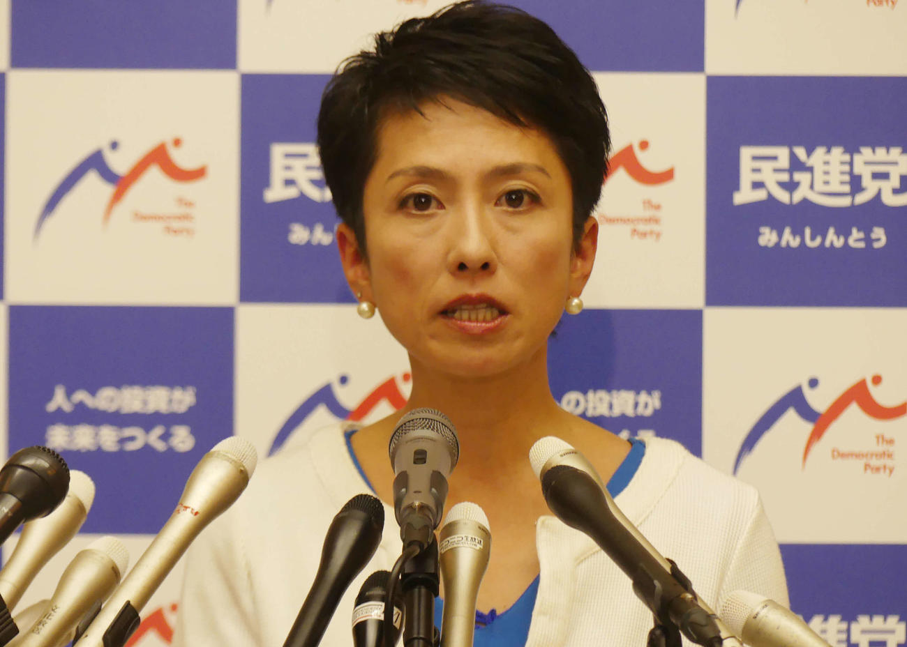 蓮舫氏（17年7月撮影）