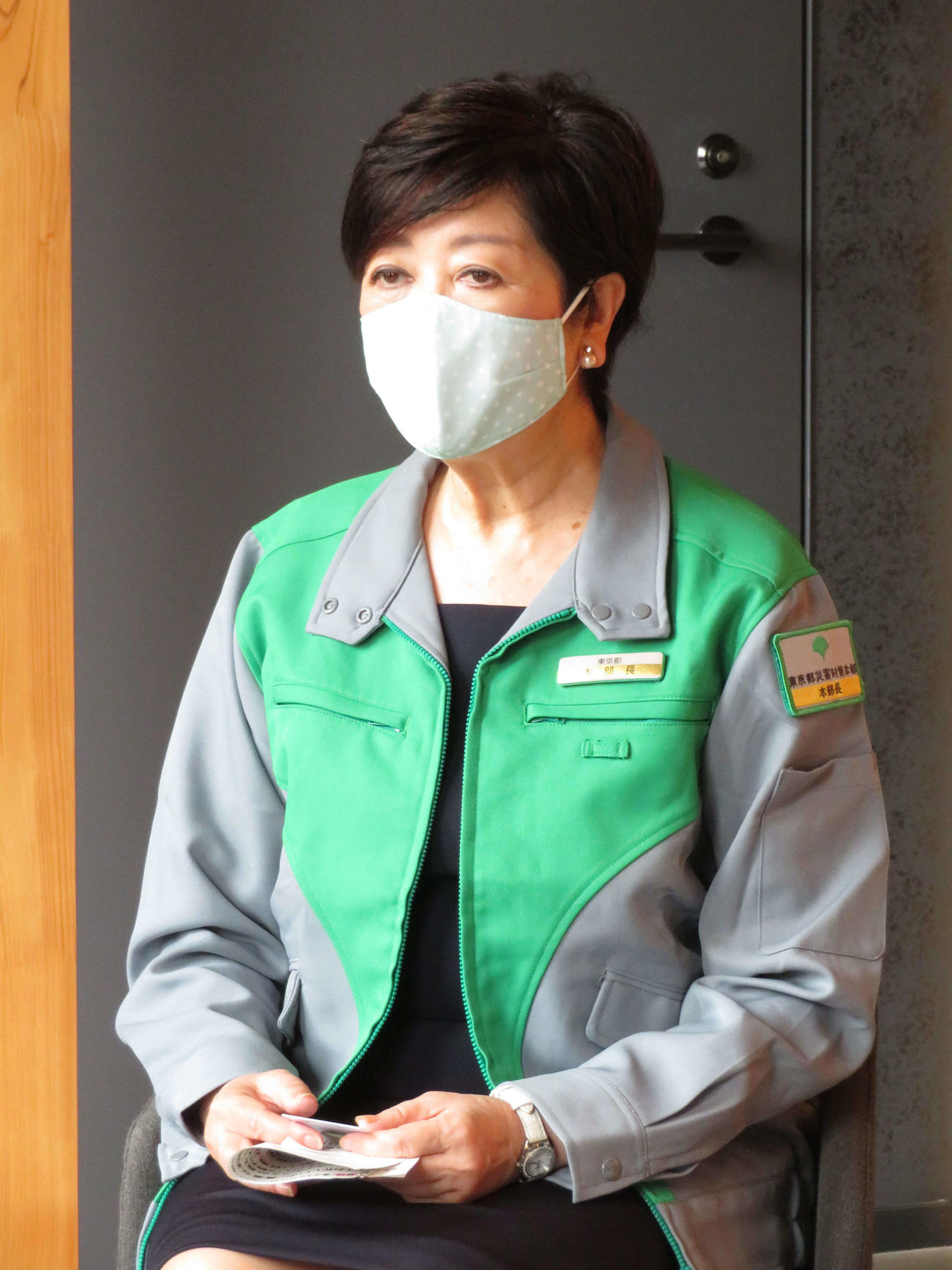 人気ホテル「星野リゾート　OMO5東京大塚」を視察した東京都の小池百合子知事（撮影・近藤由美子）