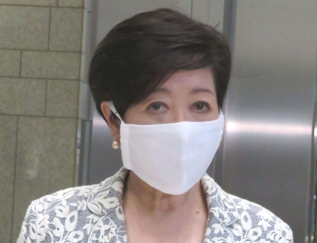 東京都の小池百合子知事（2020年7月1日撮影）