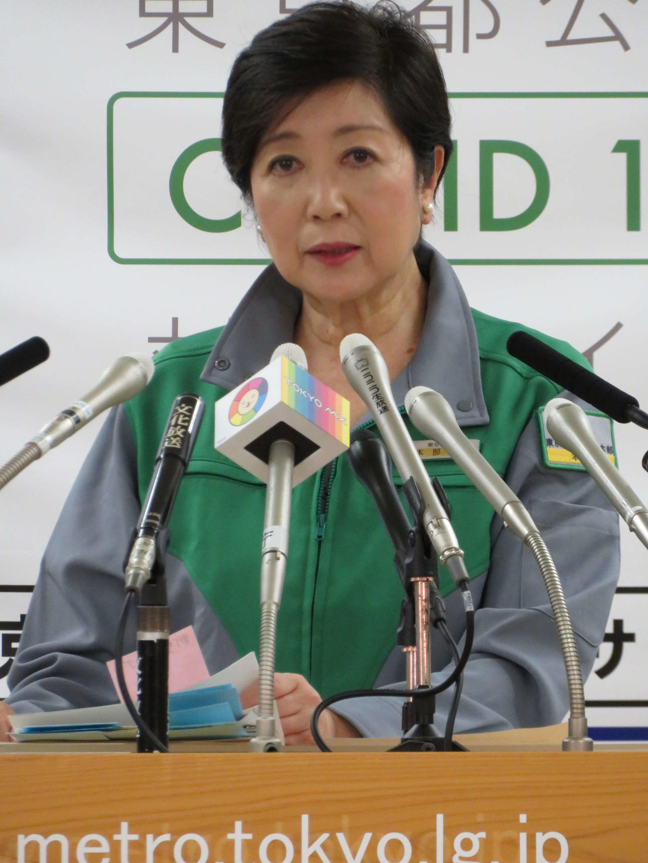 東京都の小池百合子知事（2020年6月19日撮影）