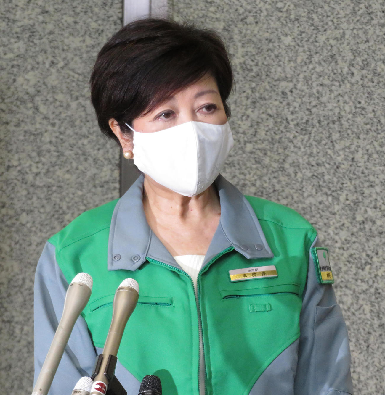 東京都の小池百合子知事（2020年7月6日撮影）