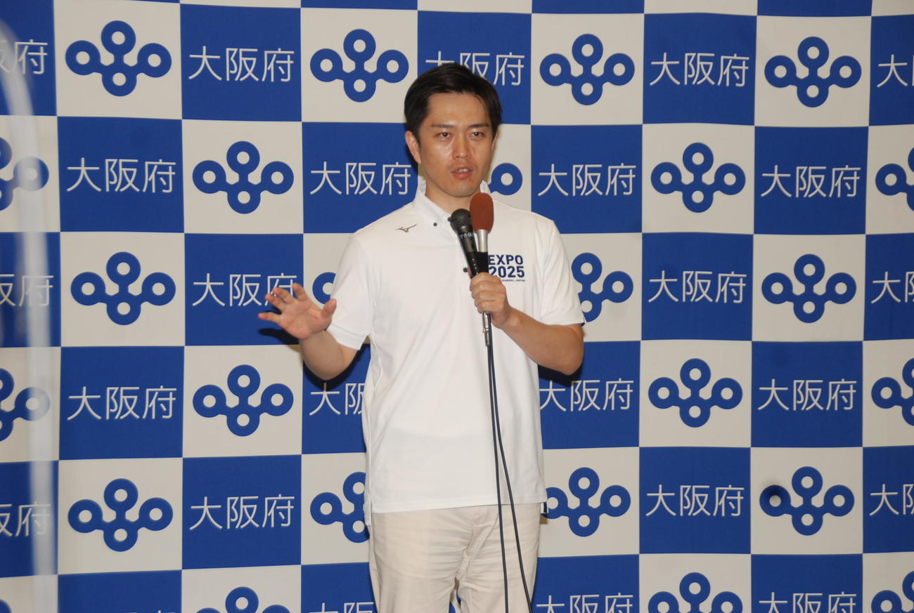 吉村洋文知事（2020年7月28日撮影）