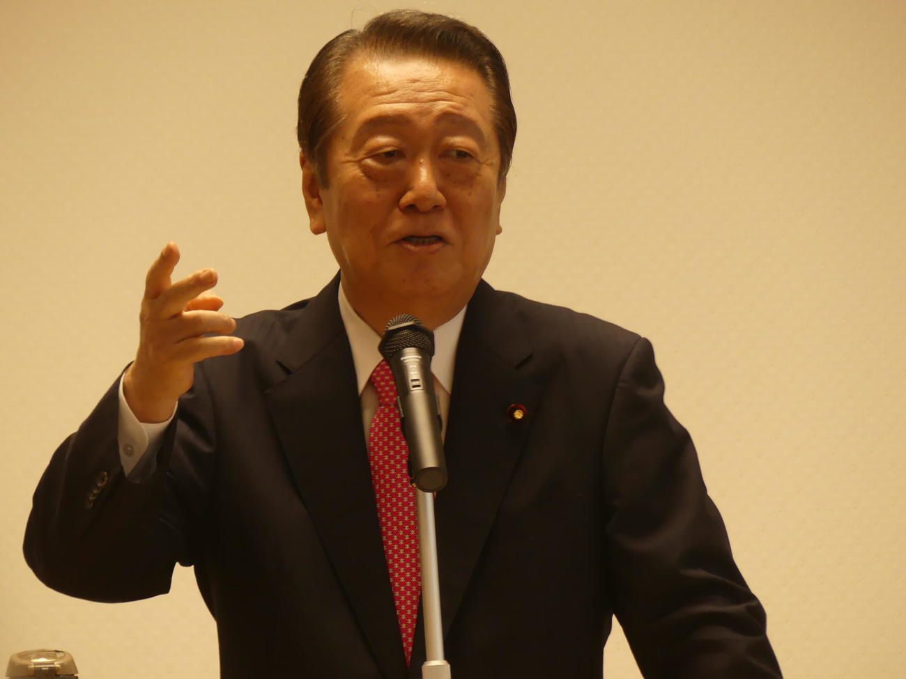 小沢一郎衆院議員（2019年9月23日）