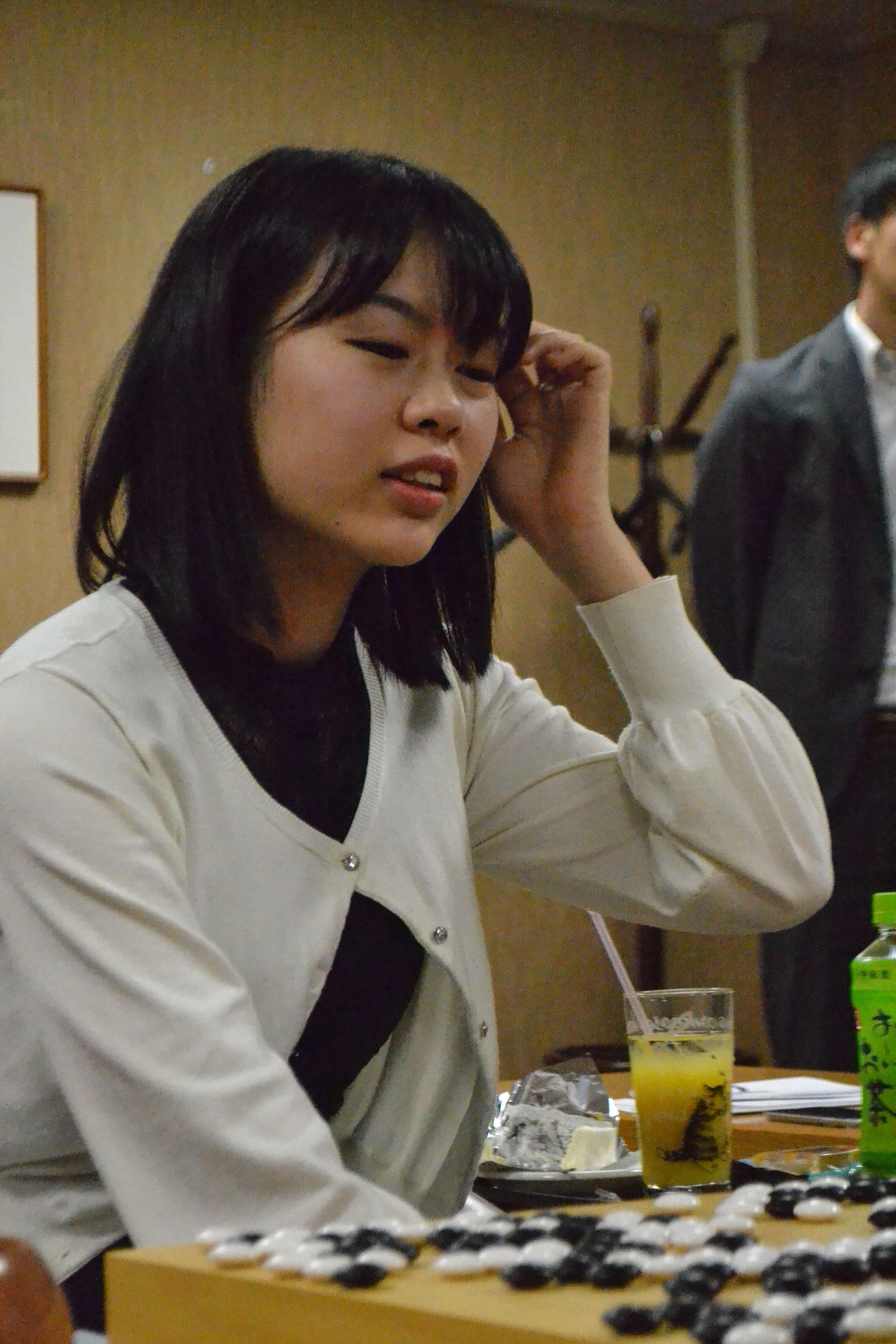上野愛咲美女流棋聖（2019年11月15日撮影）