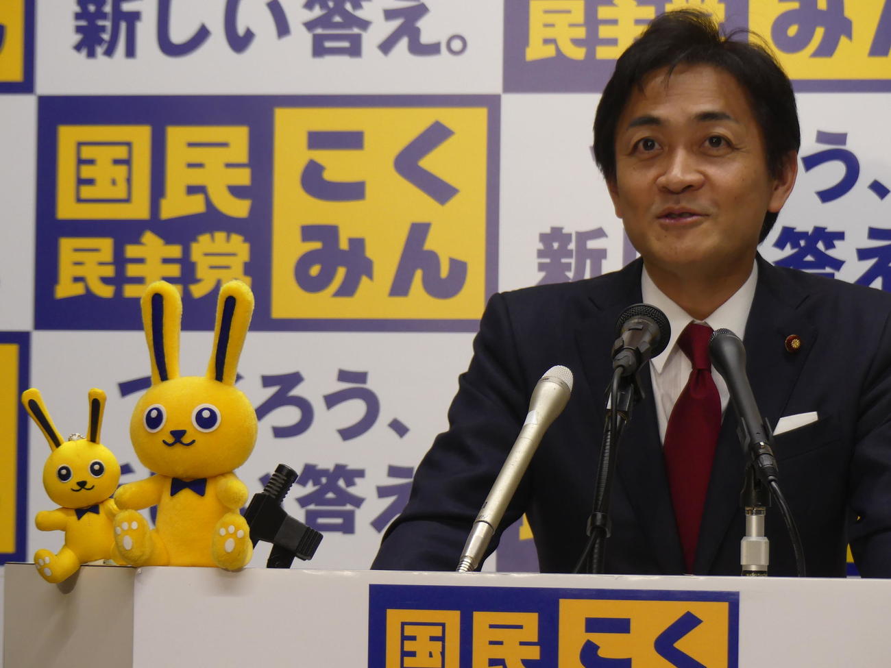 国民民主党の玉木雄一郎代表（2019年11月13日撮影）