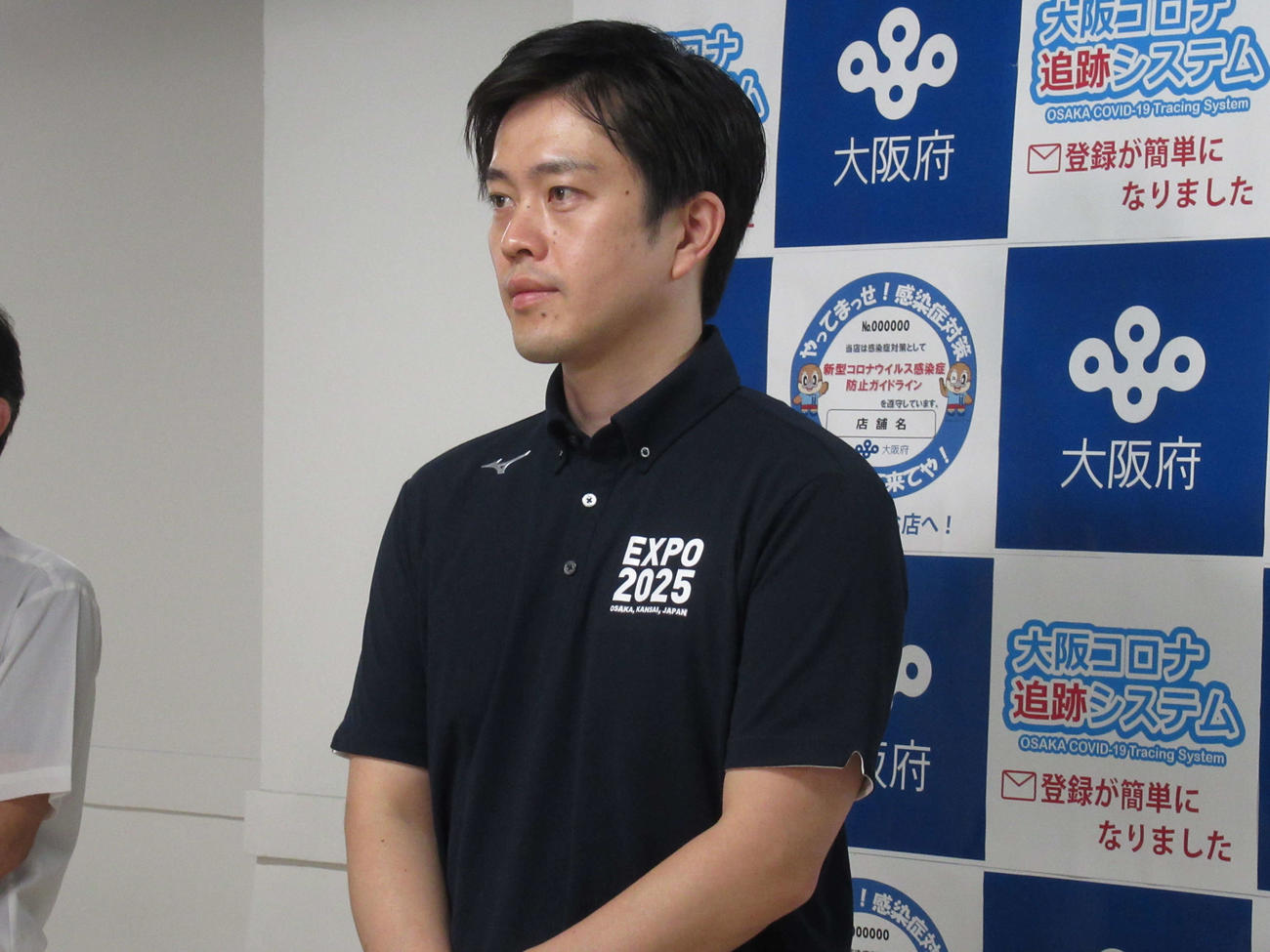 大阪府の吉村洋文知事（2020年8月14日撮影）