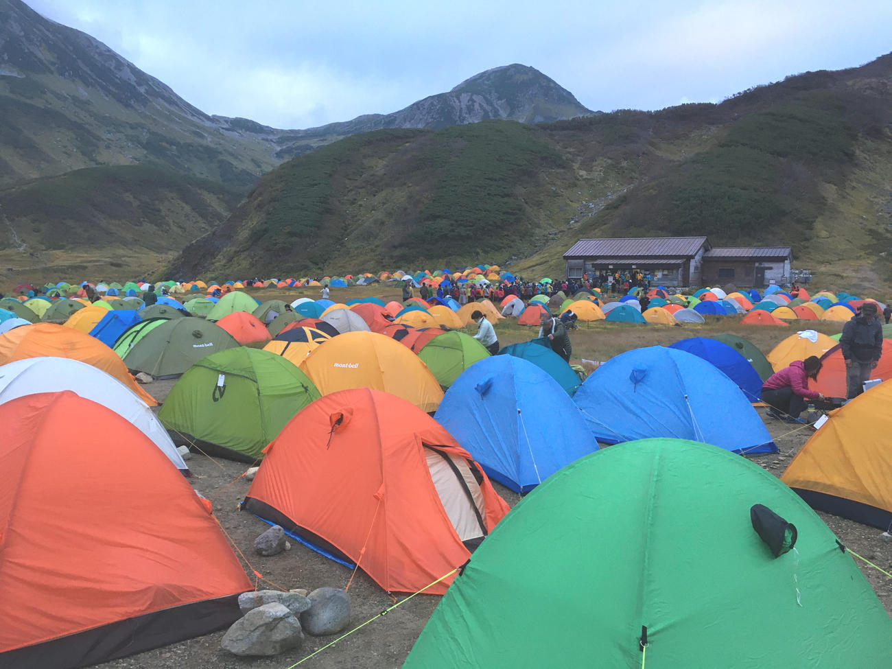 富山の雷鳥沢キャンプ場