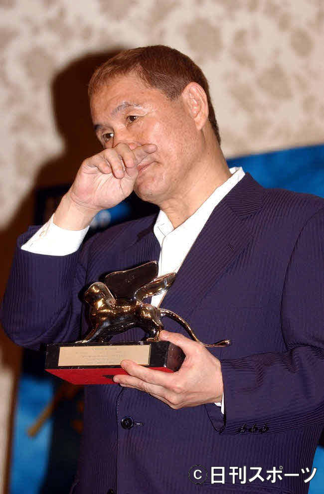 03年「座頭市」で銀獅子賞となった北野武監督