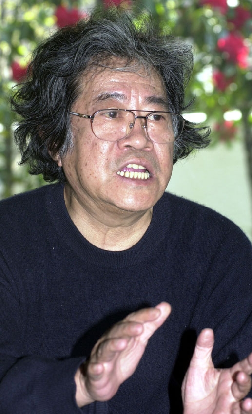 矢口高雄さん（03年4月撮影）