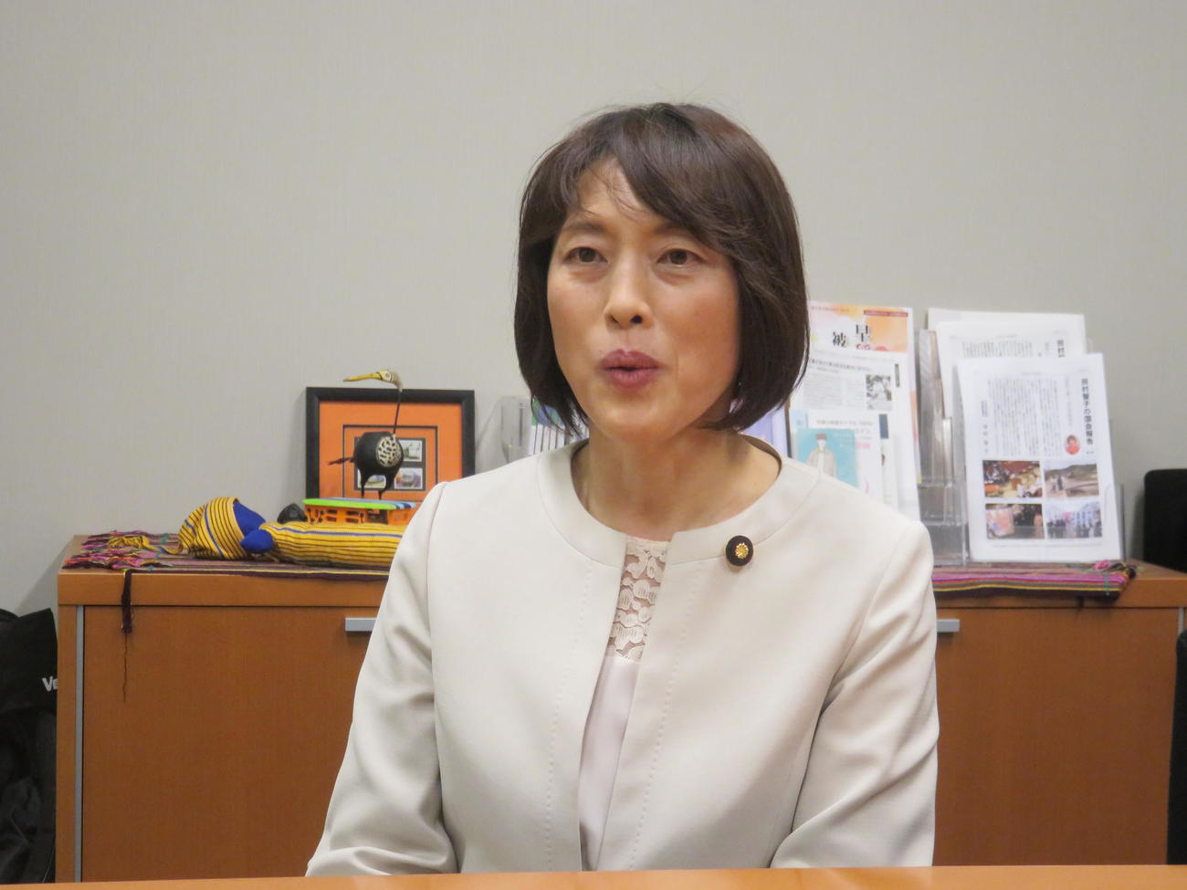 田村智子共産党政策委員長（2020年9月24日撮影）