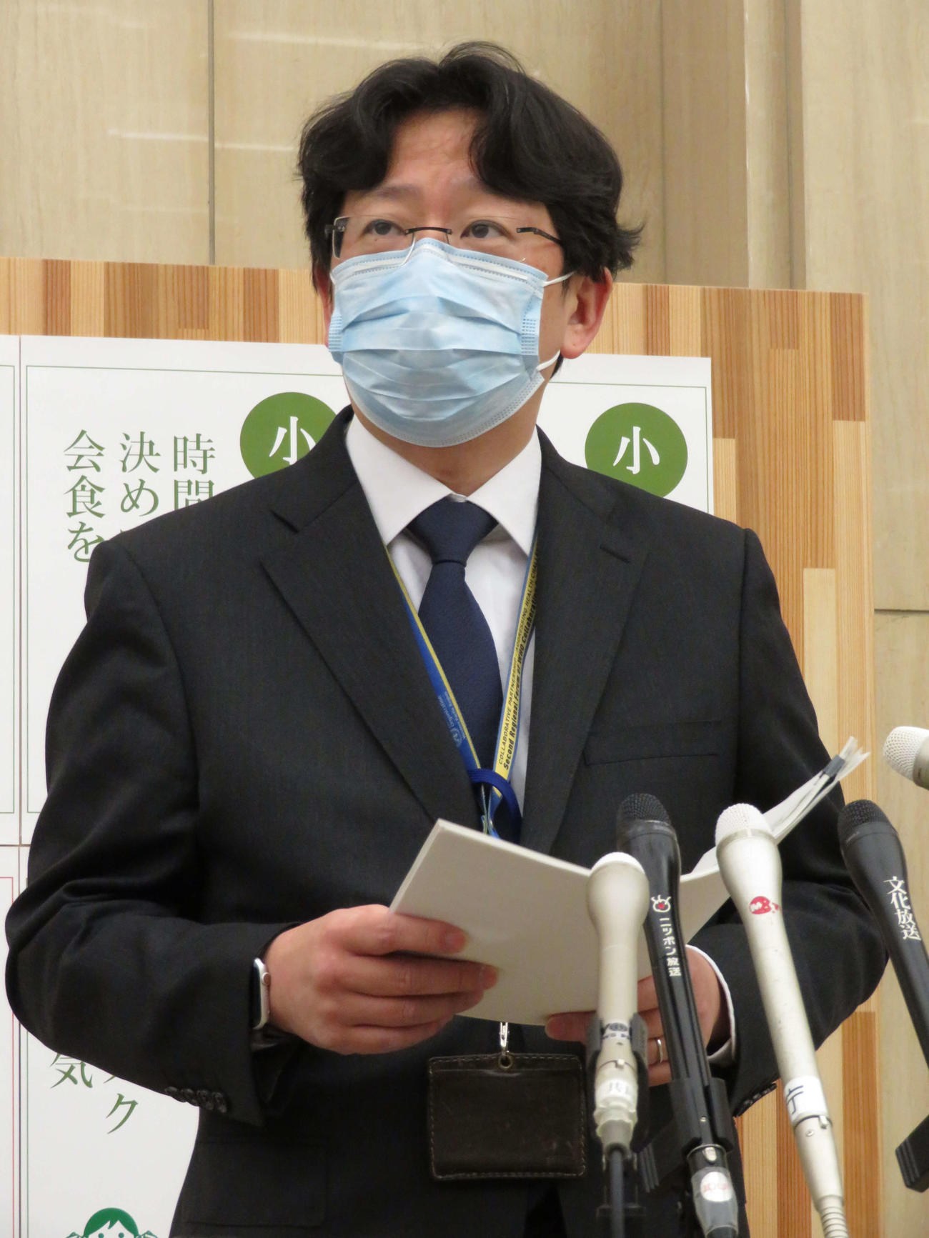 東京都の新型コロナウイルス感染症モニタリング会議を終え、取材に応じた国立国際医療研究センター国際感染症センター長の大曲貴夫氏（撮影・近藤由美子）