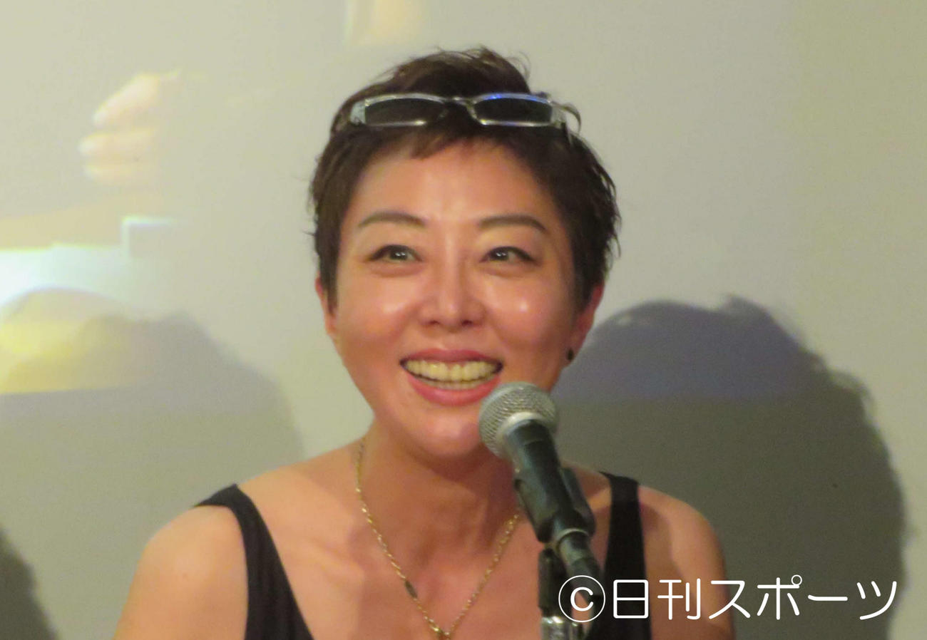 室井佑月氏（2019年8月5日撮影）