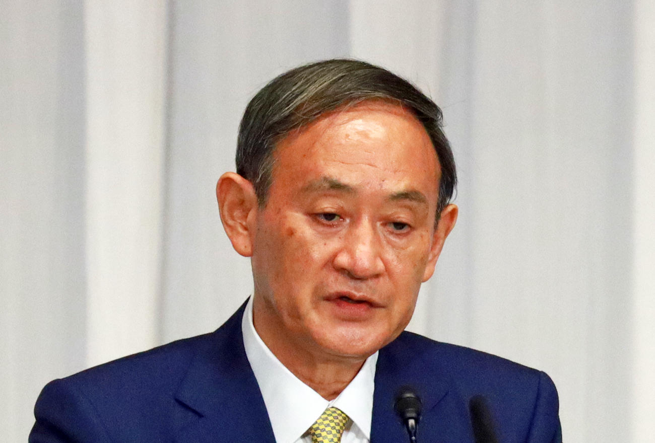 菅義偉首相（2020年9月8日撮影）
