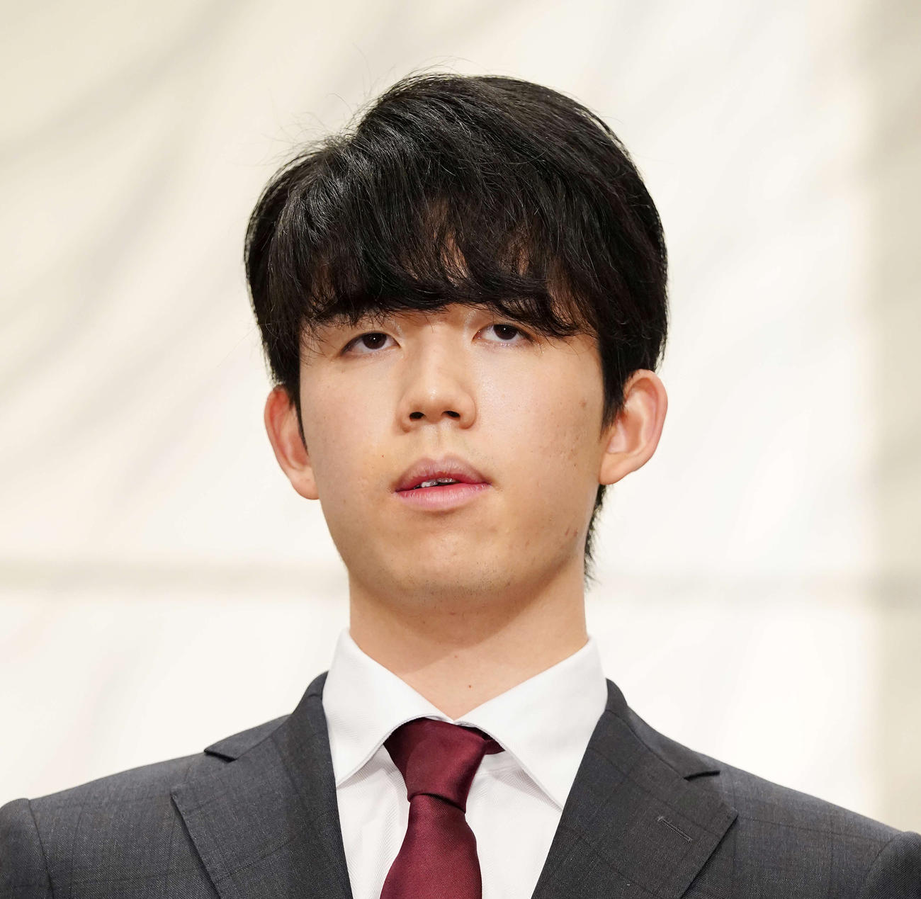 藤井聡太2冠（2021年1月25日撮影）