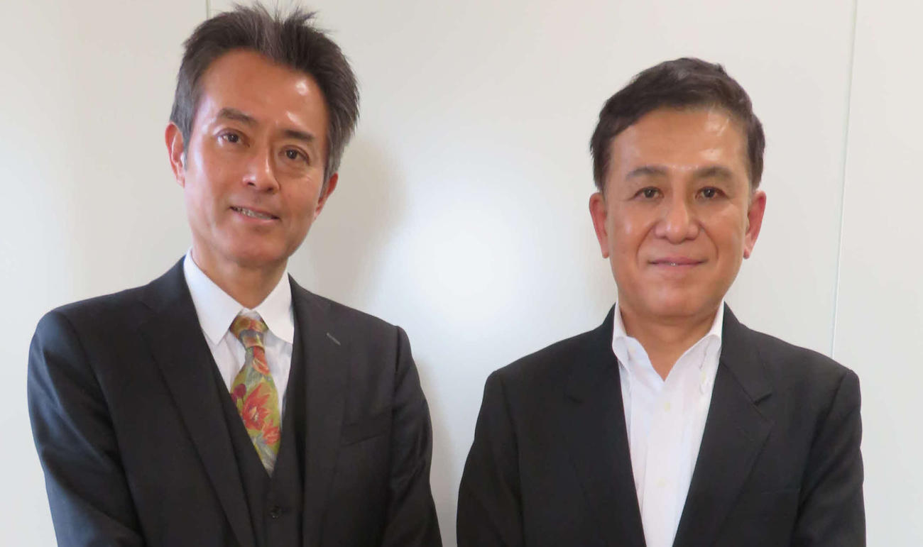 都内で対談した相澤冬樹氏（左）と鎌田靖氏（撮影・村上幸将）