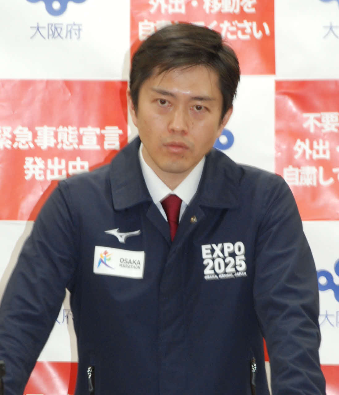 大阪府の吉村洋文知事（2021年1月27日撮影）