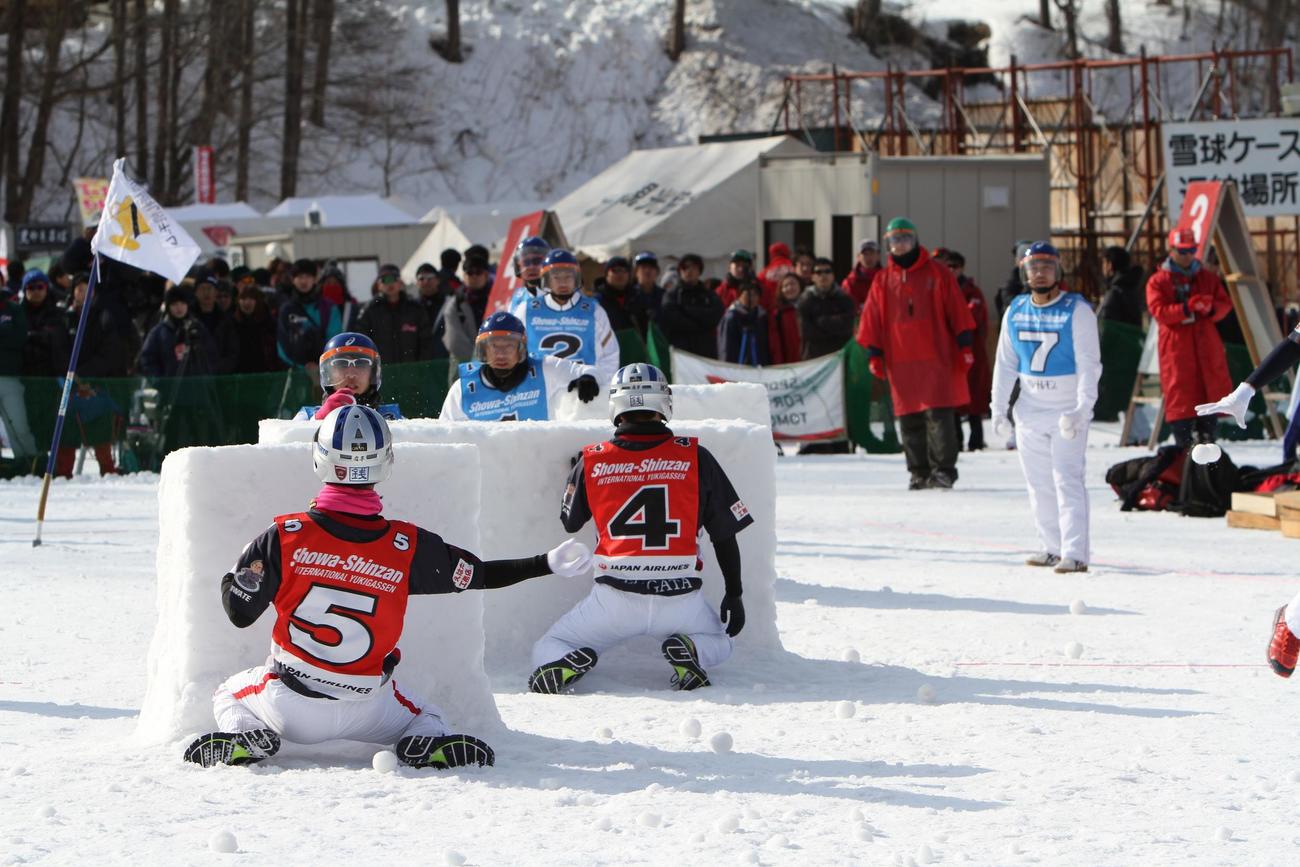 19年2月に行われた第31回昭和新山国際雪合戦決勝