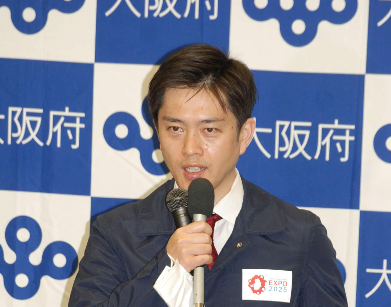 吉村洋文知事（2020年12月28日撮影）