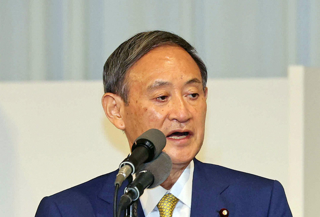 菅義偉首相（2020年9月14日撮影）