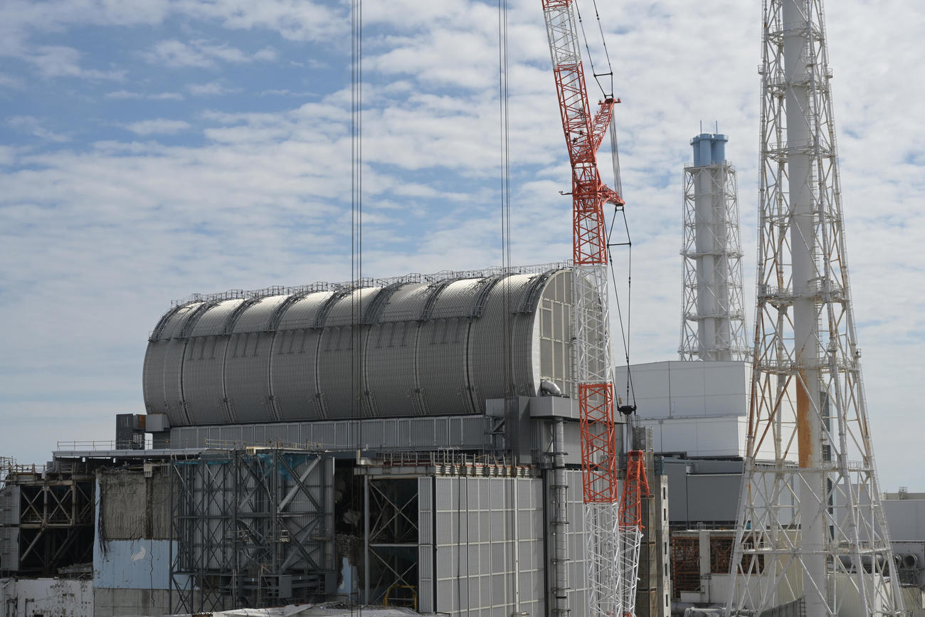 東京電力福島第1原発の3号機（代表撮影）
