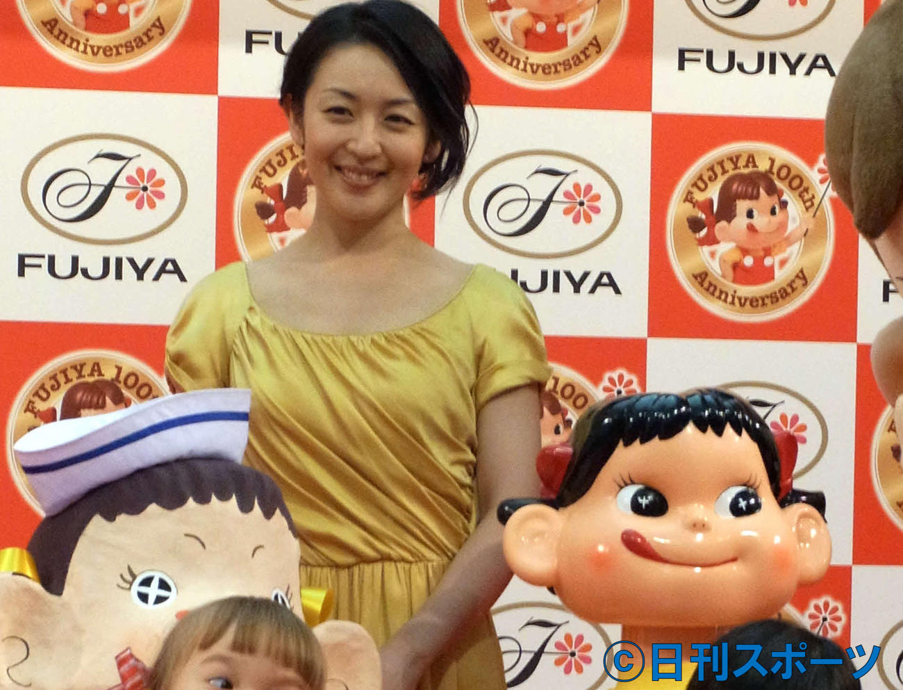 ペコちゃんコンテストで特別審査員を務めた酒井美紀（2010年撮影）