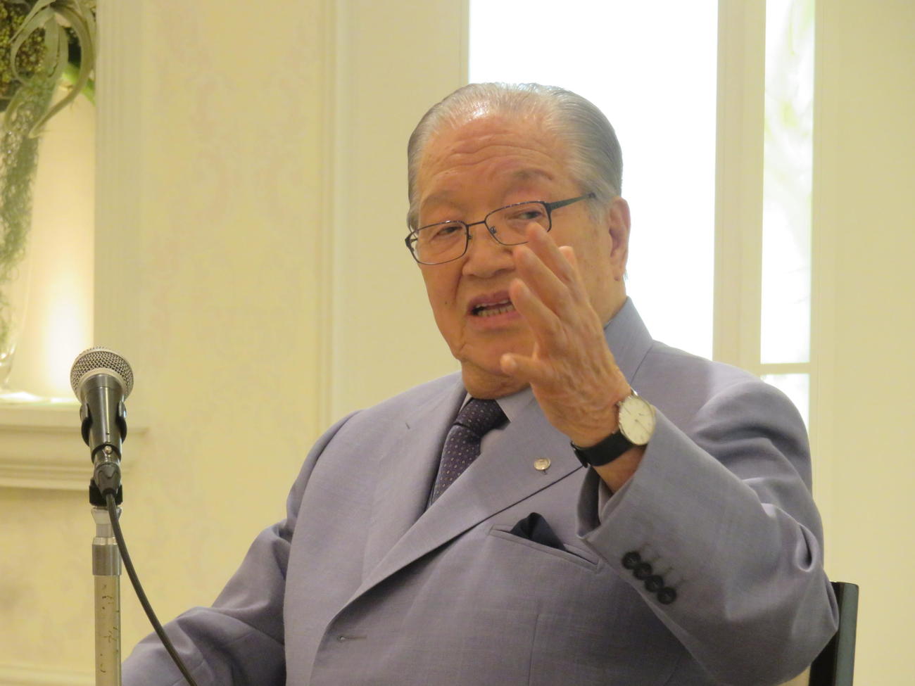 カジノが争点の今夏の横浜市長選について語る「ハマのドン」藤木幸夫氏