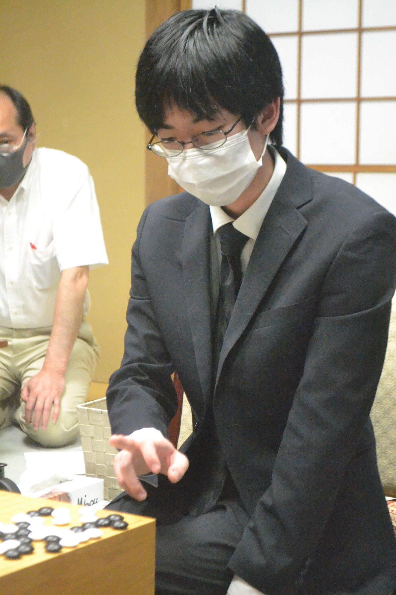 芝野虎丸十段（2020年6月26日撮影）
