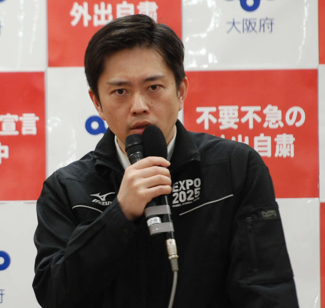 吉村洋文知事（2021年5月11日撮影）