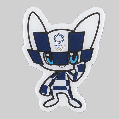 東京五輪公式ライセンス商品「マグネットピンバッジ（東京2020オリンピックマスコット)シルバー」550円（税込み）