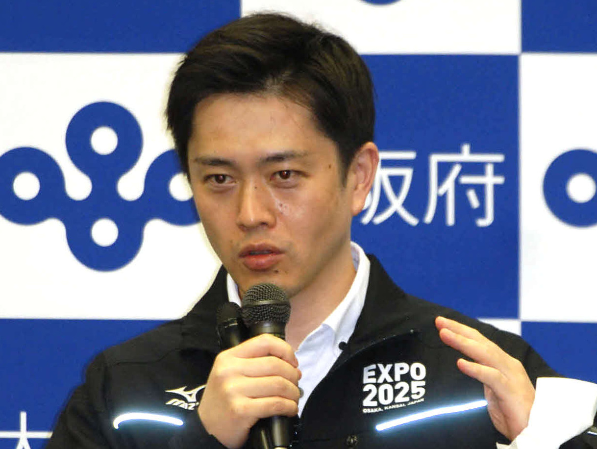 大阪府の吉村洋文知事（2021年5月撮影）