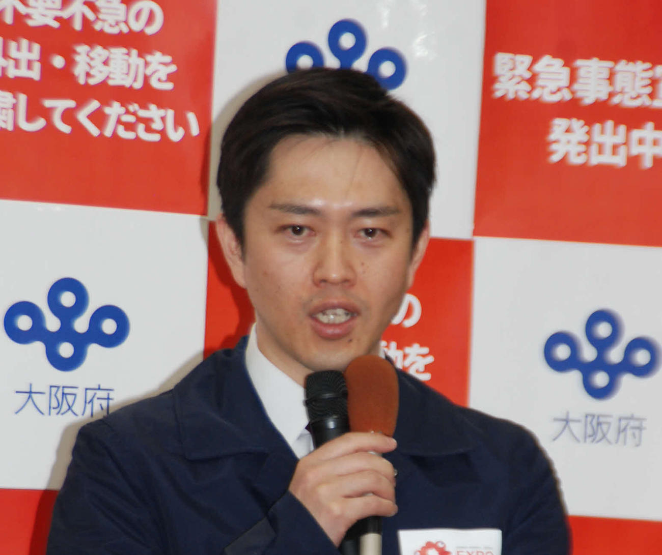 吉村洋文知事（2021年2月撮影）